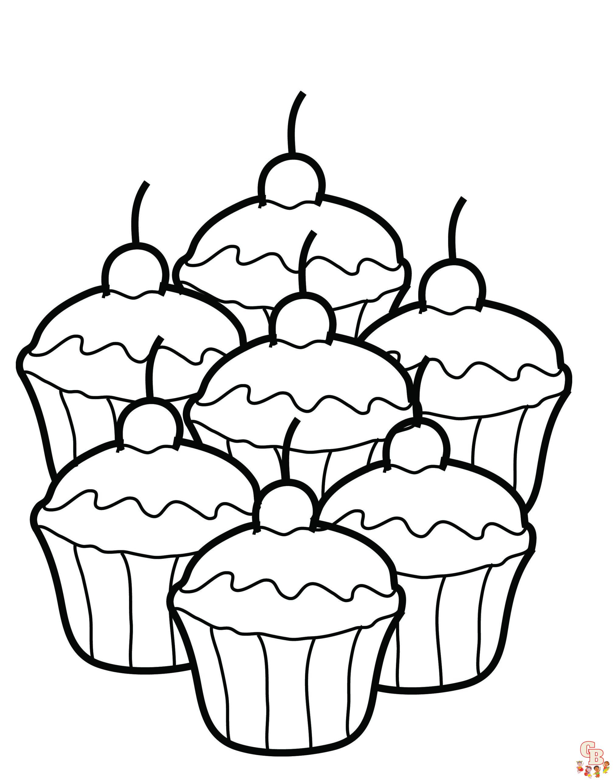 décorations de cupcakes licorne imprimable gratuitement