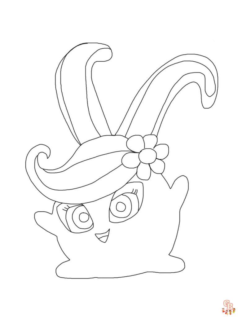 Sunny Bunnies Coloring Pages Printable And Free GBcoloring