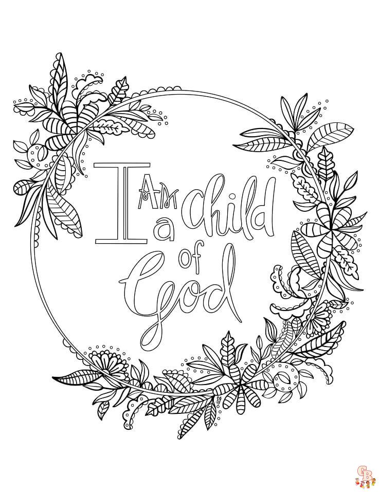 bible verses and coloring pages
