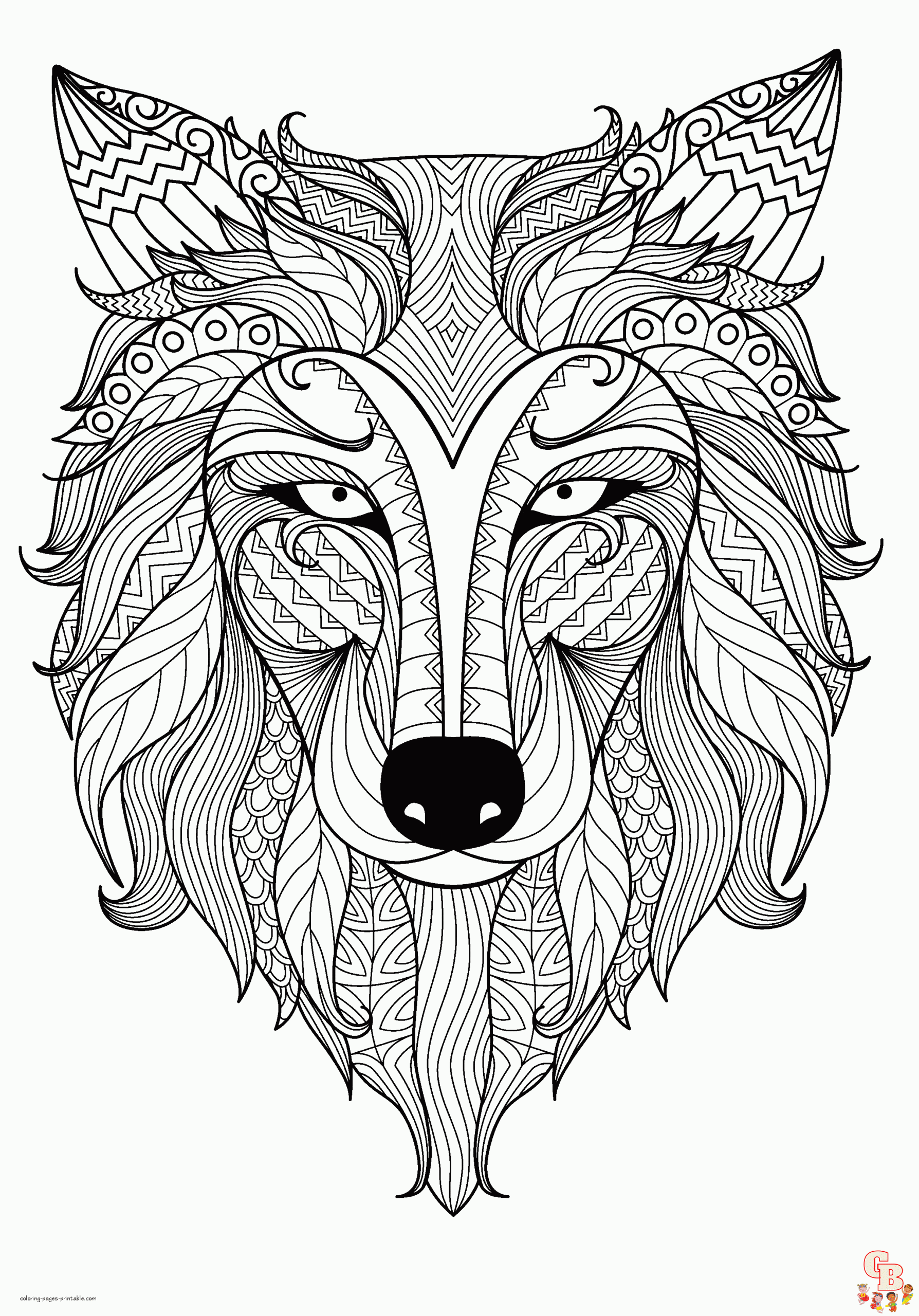 Awesome Animals adult Coloring Pages, Coloring Pages Printable, Coloring  Book Printable, Stress Relieving, Relaxing -  Norway