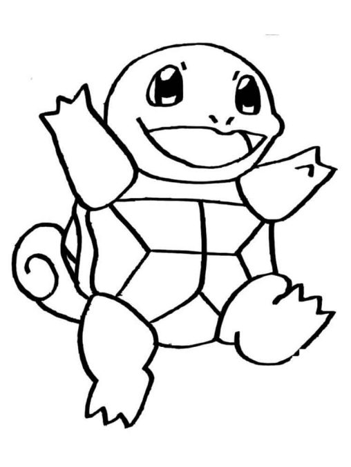 Bezp Atny Squirtle Pokemon Kolorowanki Dla Dzieci The Best Porn