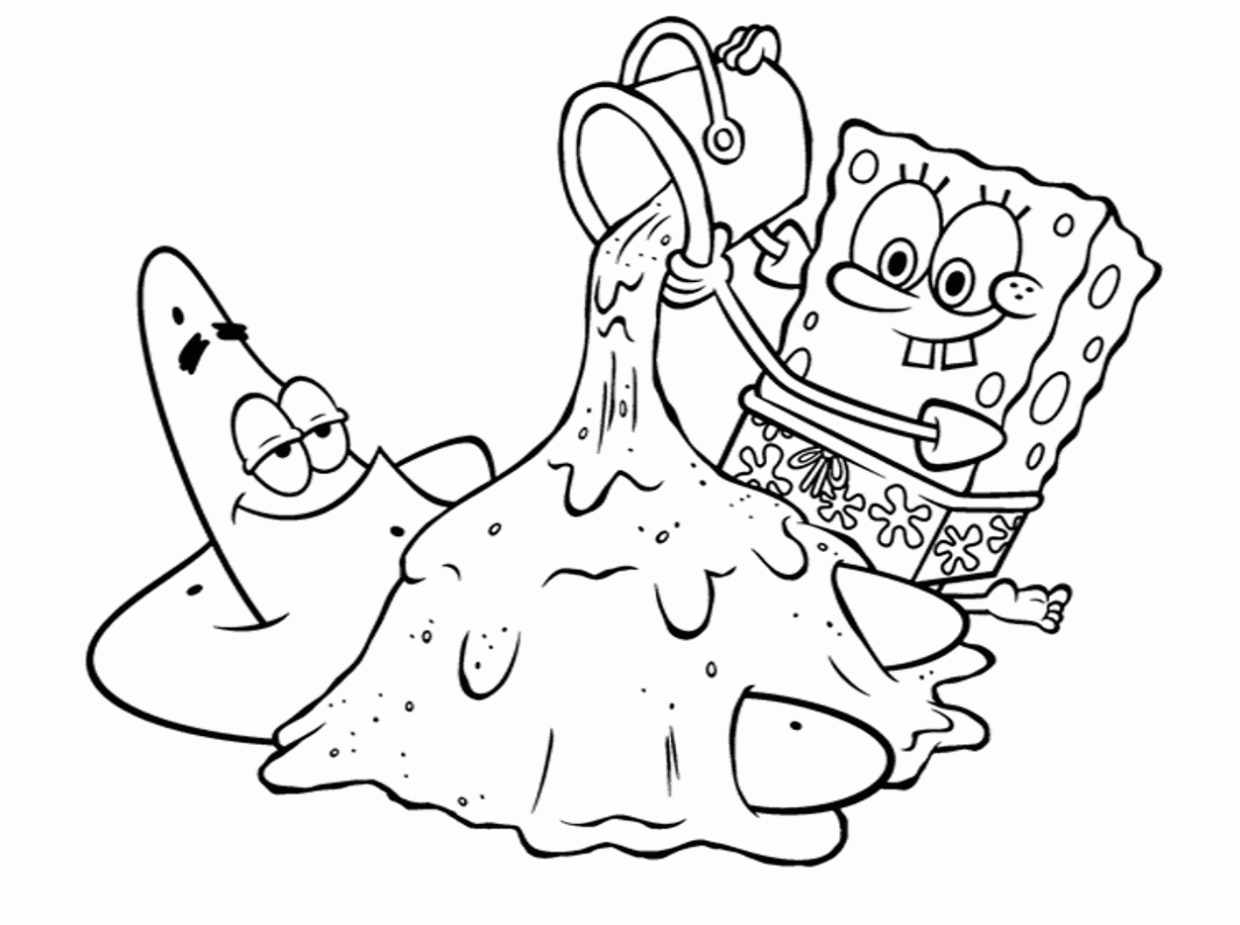 Bodite Ustvarjalni Z Spongebob Pobarvanke Patrick Brezpla No Hot
