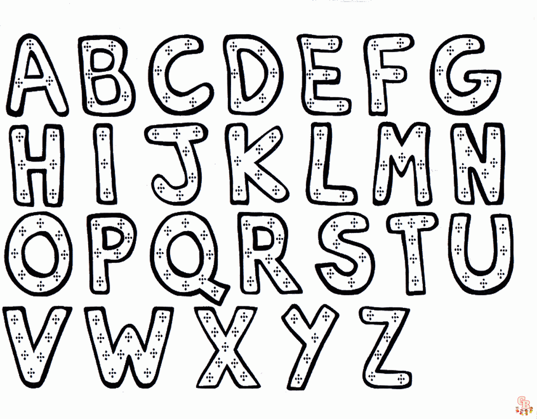 Раскраски Буквы и Алфавиты - Онлайн или Распечатать Бесплатно!