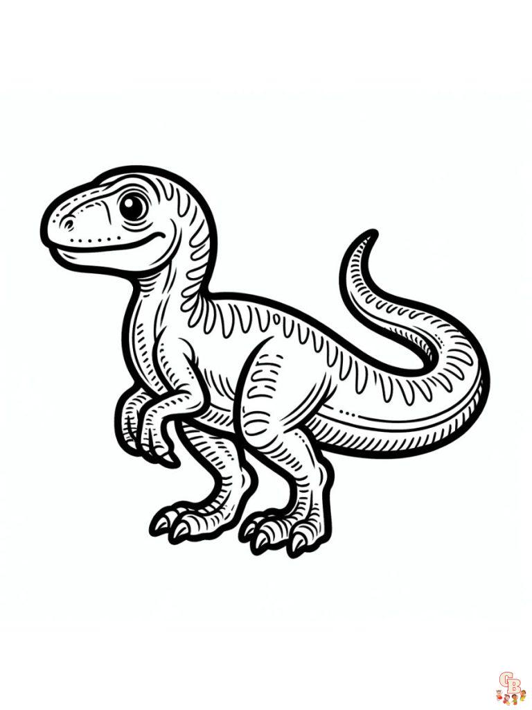 Explore The Prehistoric World With Free Dinosaur Coloring Pages