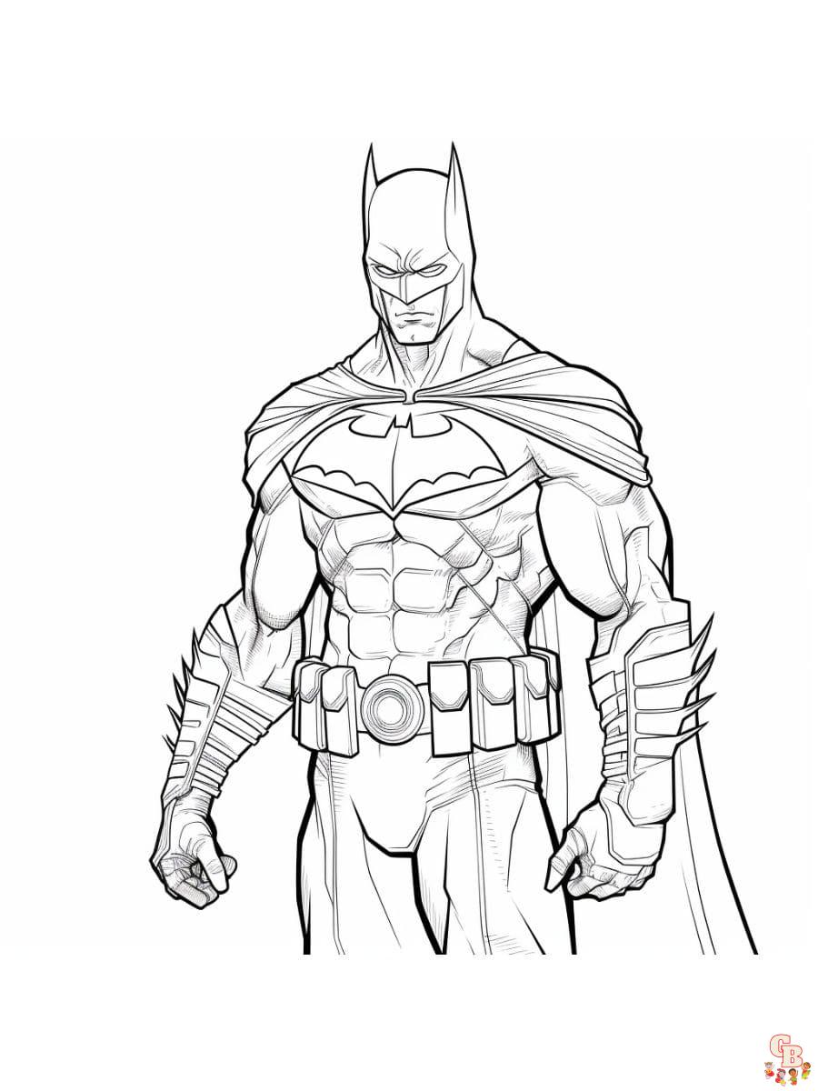 dark knight coloring pages