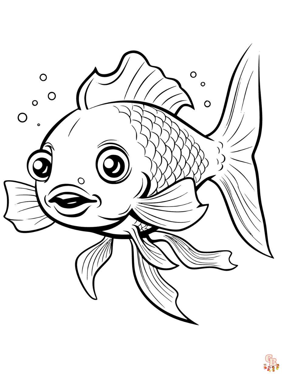 Desenho de Peixes para Colorir - Colorir.com