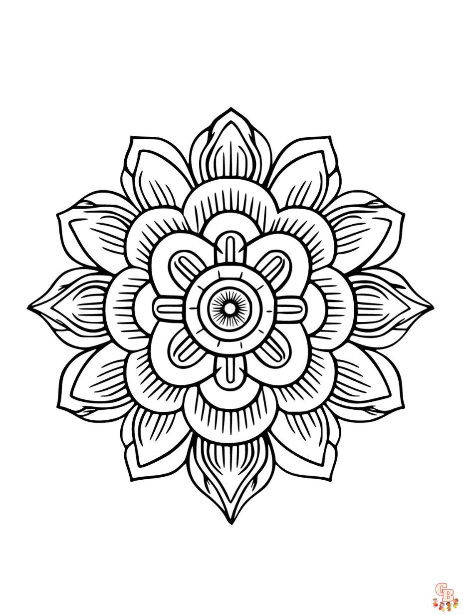 Desenhos de mandala para colorir - designs gratuitos e imprimíveis para  relaxamento