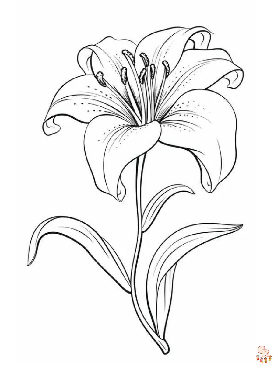 Desenho de Jarro de flores para Colorir - Colorir.com