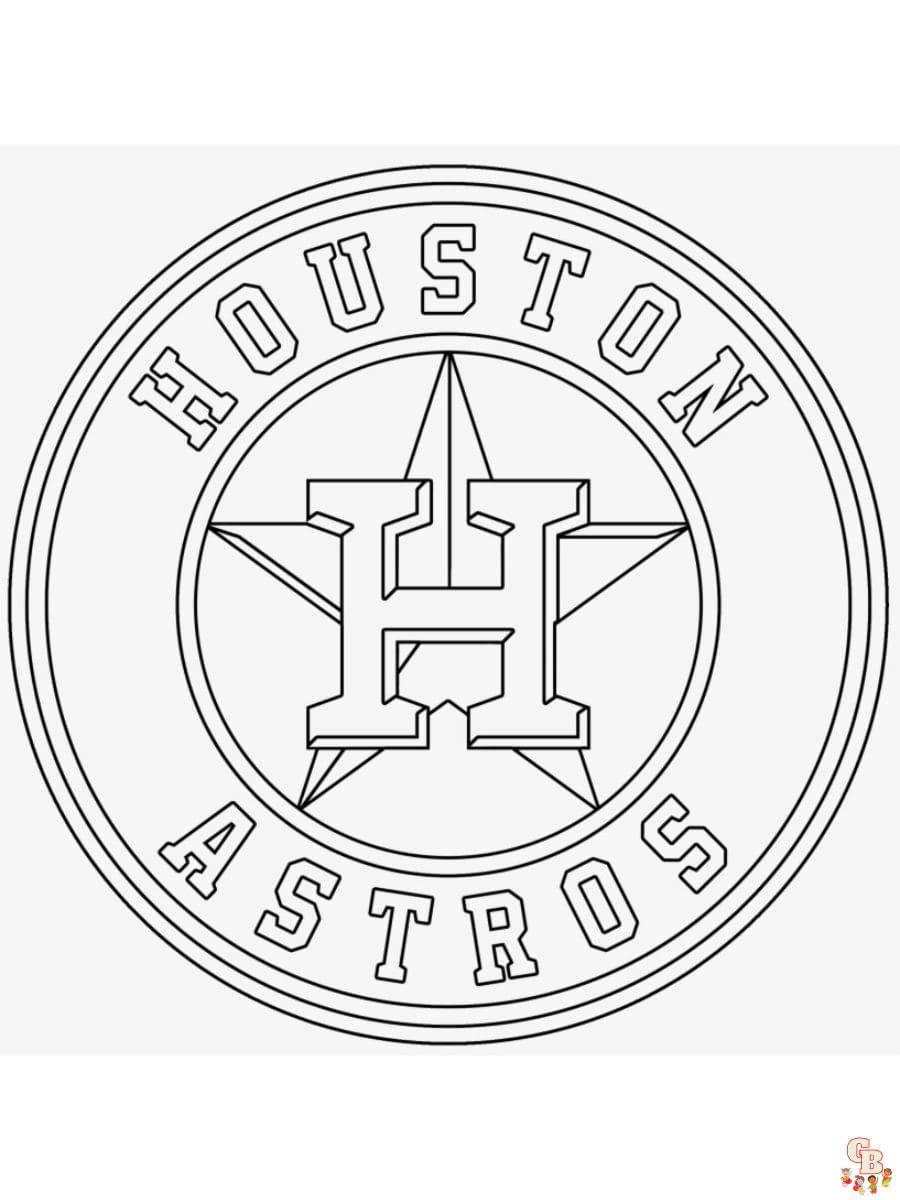 Printable Astros Coloring Pages Free For Kids And Adults