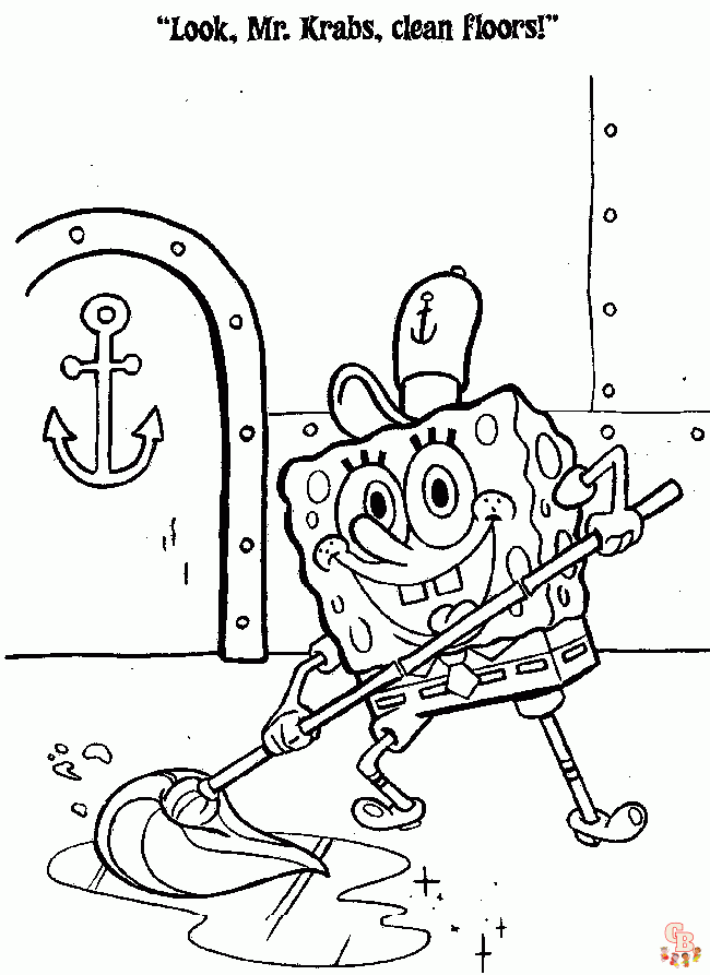 Spongebob coloring pages
