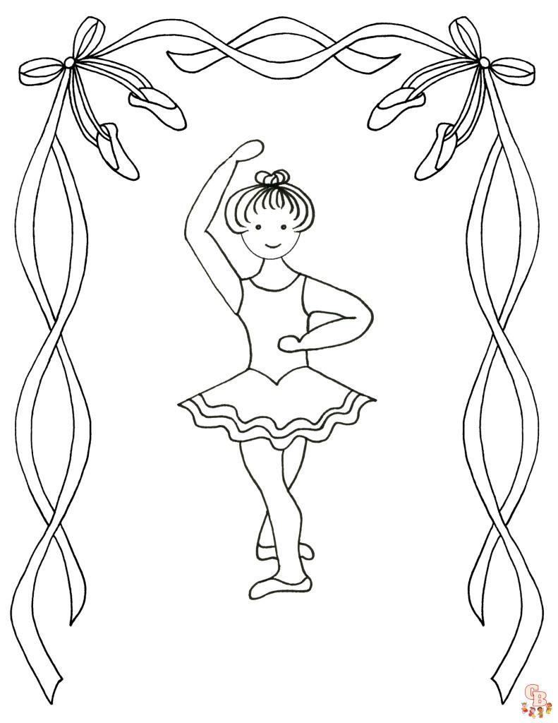 Ballet Coloring Pages for Kids Free Printable Sheets for Creative Fun