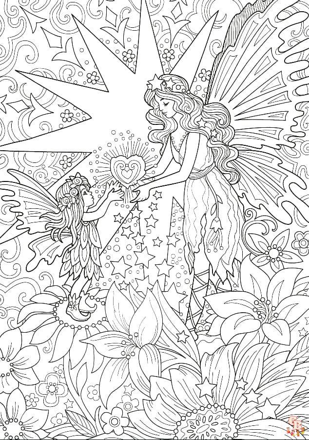 fairies coloring pages
