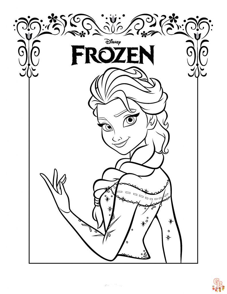 Frozen Coloring Pages