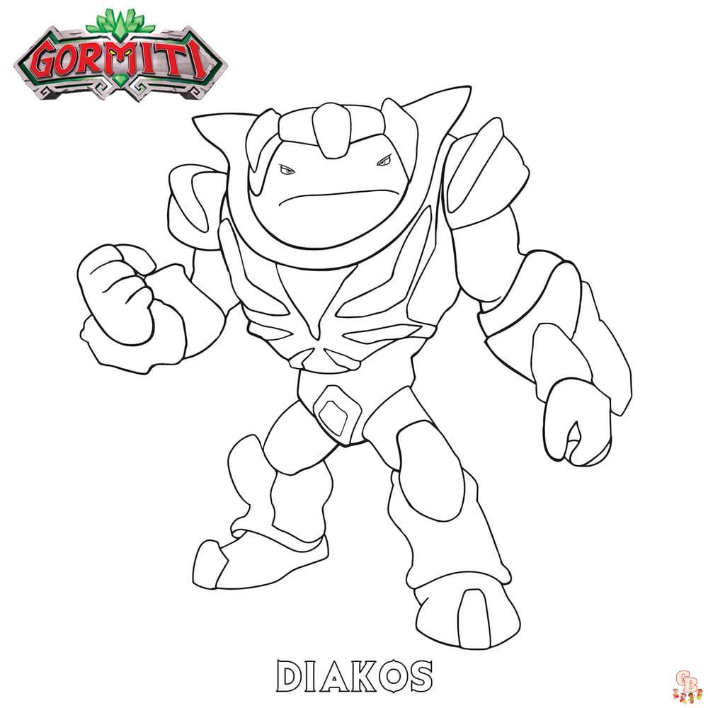 Gormiti coloring pages