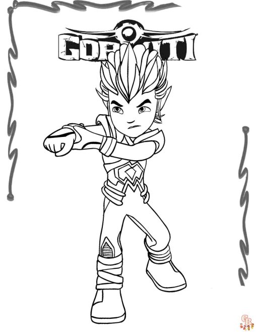 Gormiti Coloring Pages - Free Printable for Kids | GBcoloring