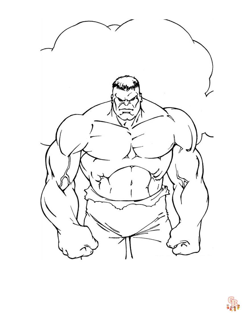 Hulk coloring pages