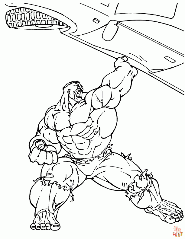 Hulk coloring pages