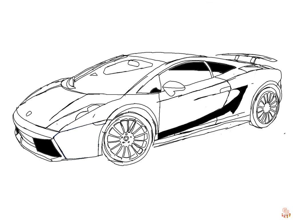 Lamborghini coloring pages