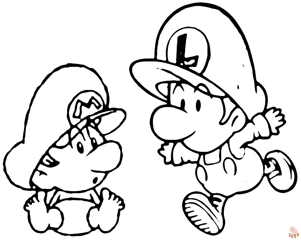 Mario Coloring Pages