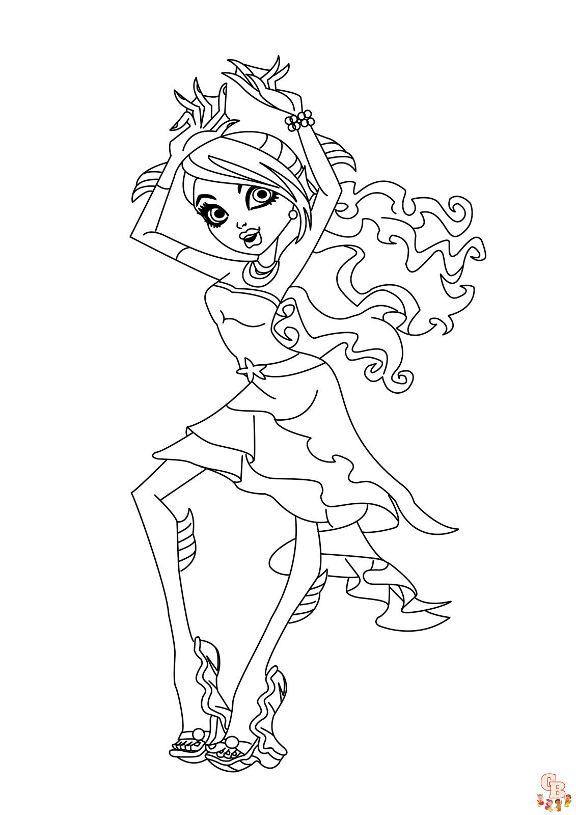 Monster High coloring pages