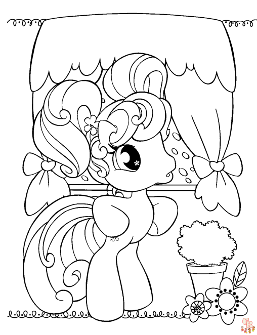 My Little Pony coloring pages for kids - GBcoloring