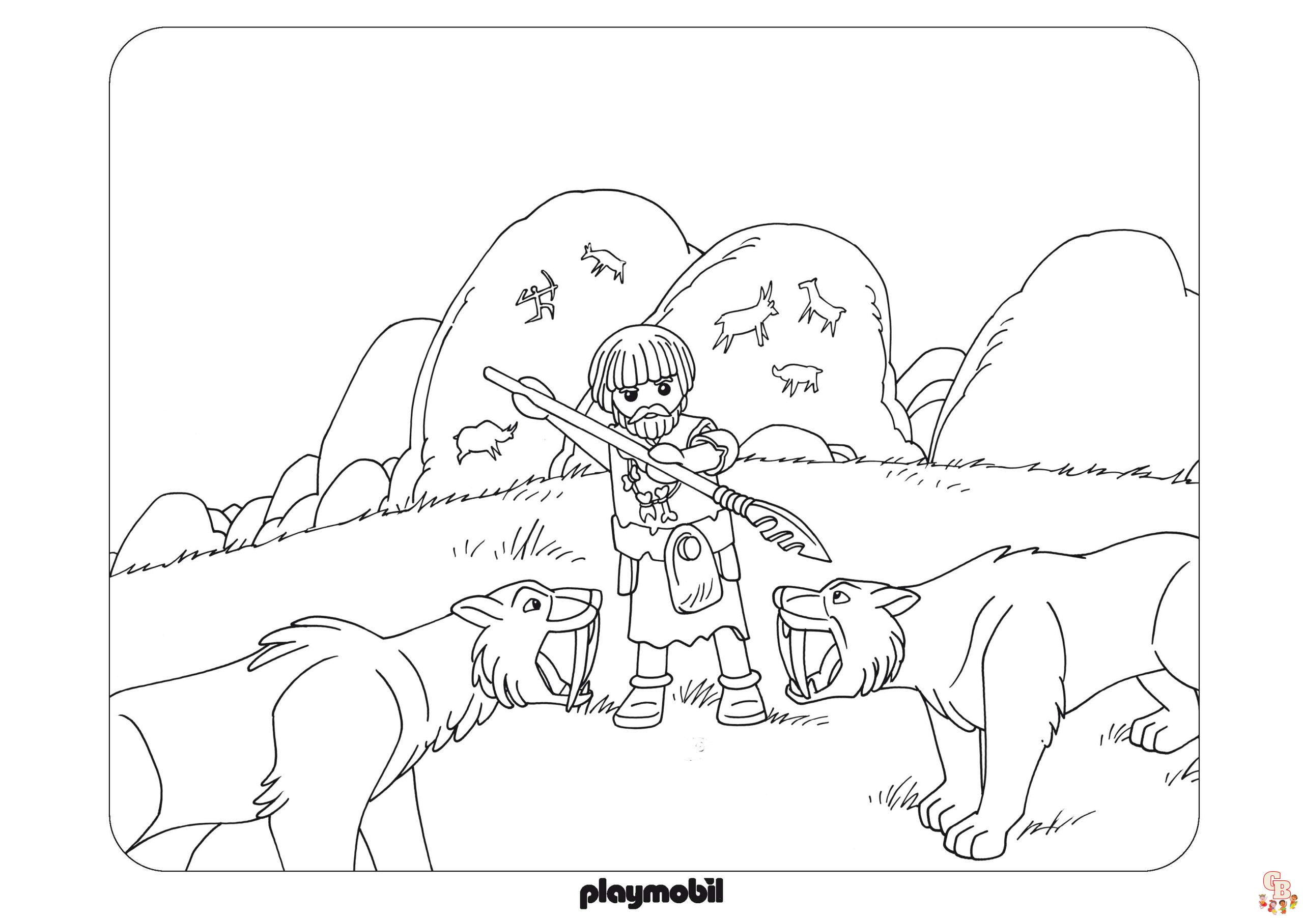 Playmobil coloring pages