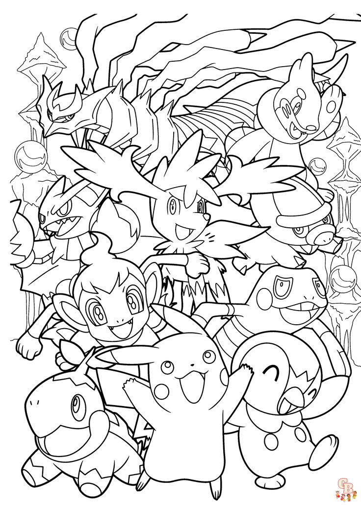 The best Pokemon coloring pages for kids 1