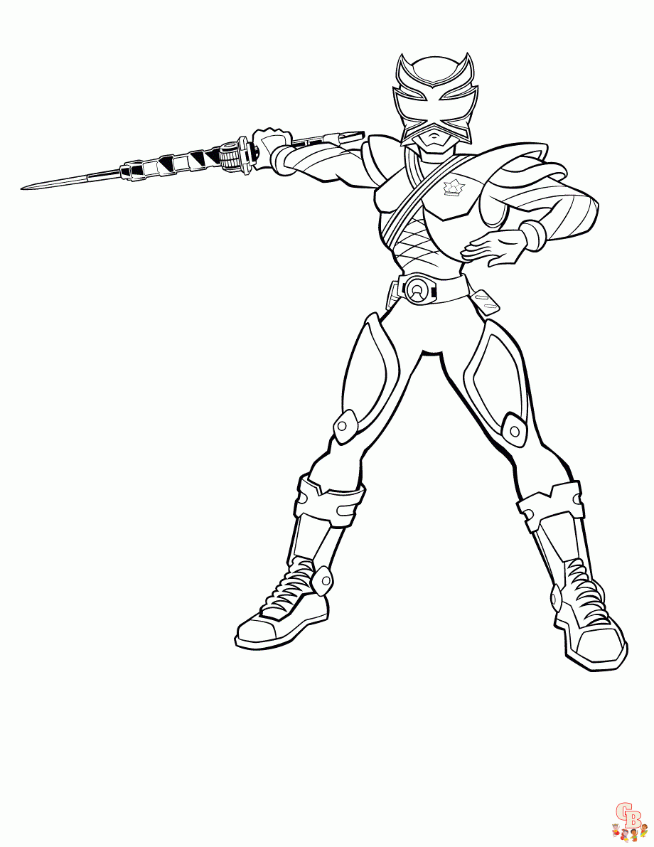 Power Rangers coloring pages