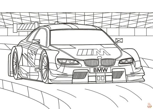 Racing Car Coloring Pages - Free Printables for Kids