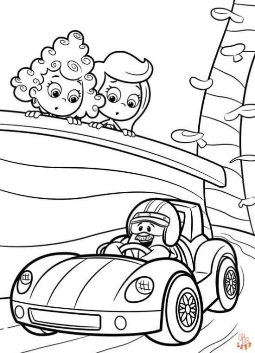 Racing Car Coloring Pages - Free Printables for Kids