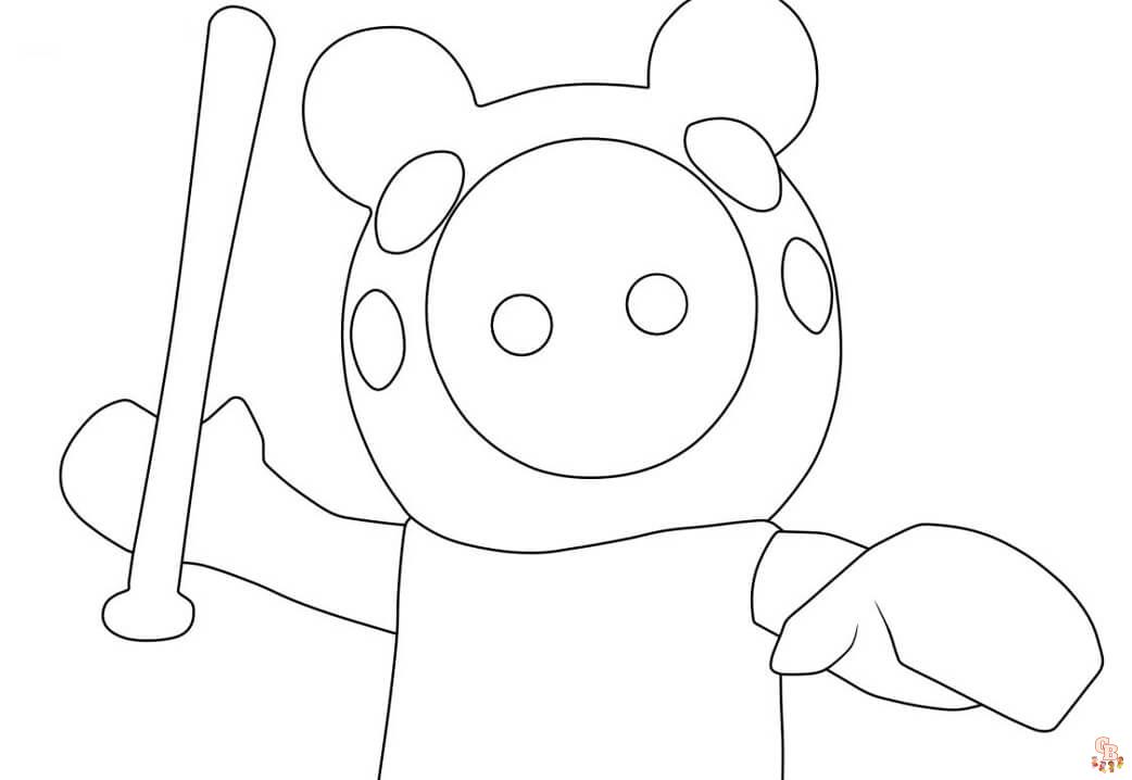 Roblox coloring pages to print for kids 2