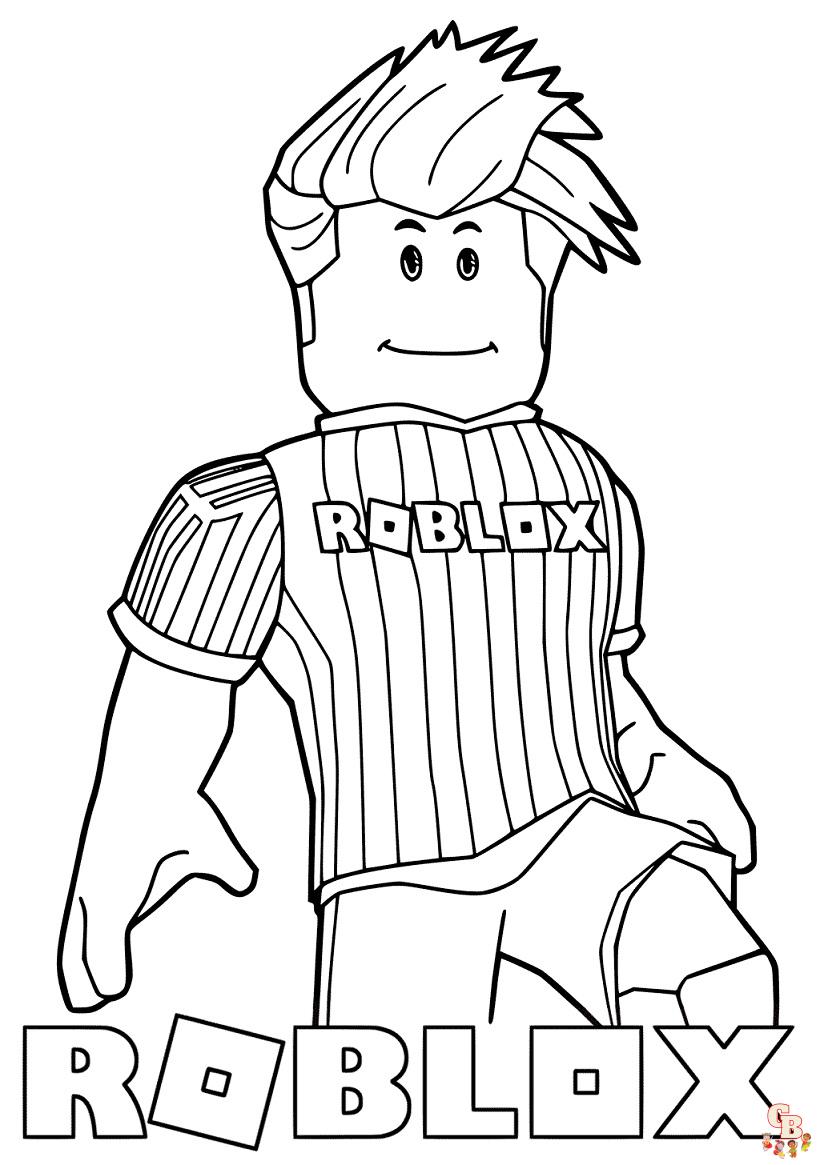 roblox para colorir 5 – – Desenhos para Colorir