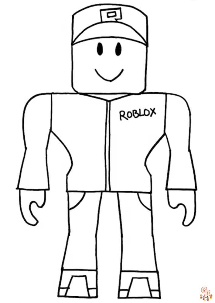 roblox para colorir 21 –  – Desenhos para Colorir