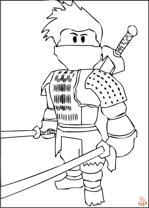 roblox para colorir 26  Printable coloring pages, Coloring pages,  Printable coloring