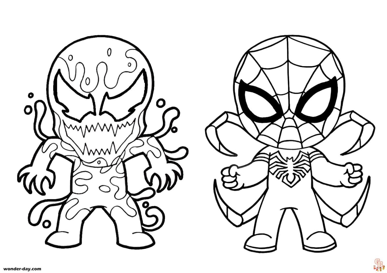 Venom Pagine Da Colorare Stampabili Gratuitamente E Facili Per I Bambini