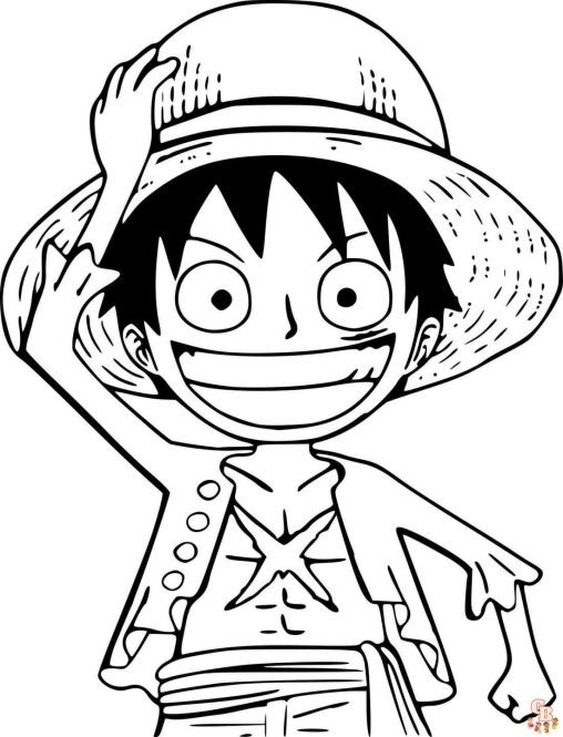 Explore the World of One Piece with Free Printable Coloring Pages