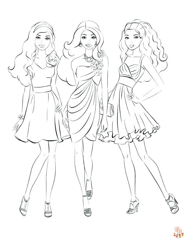 TOPModel coloring pages