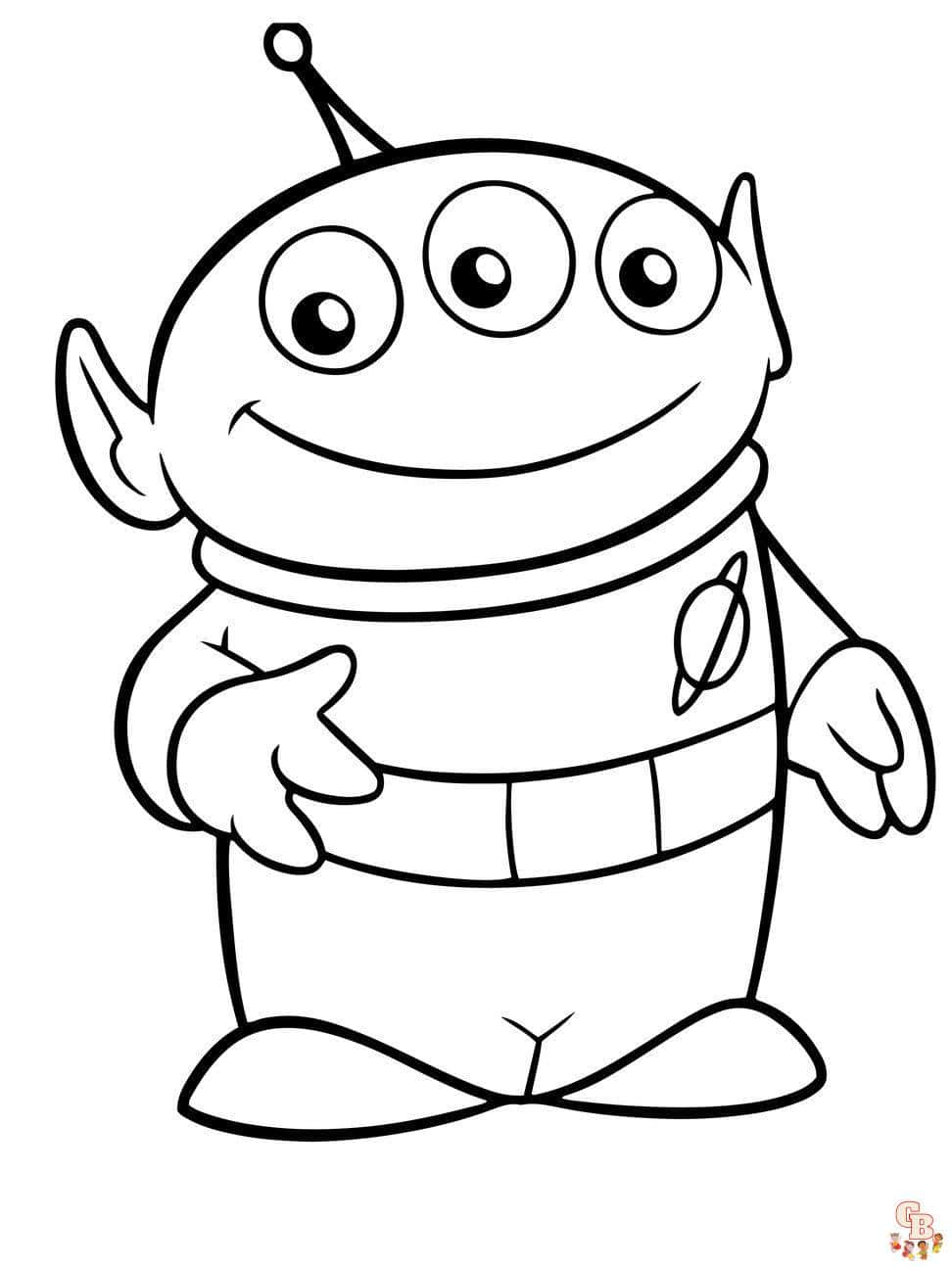 Aliens coloring pages