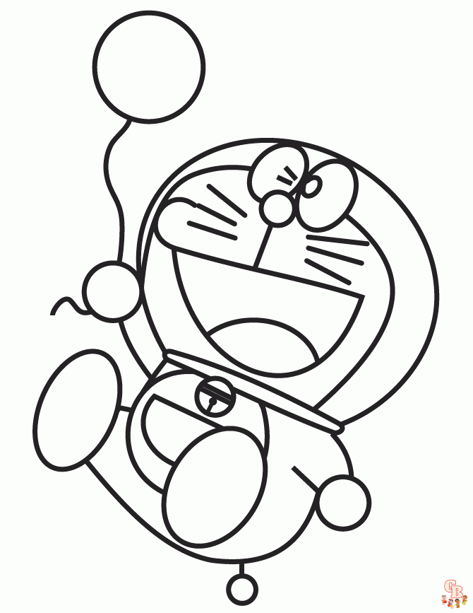 balloon coloring pages