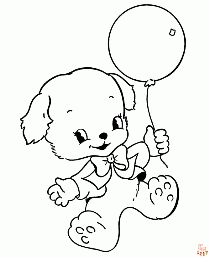 balloon coloring pages