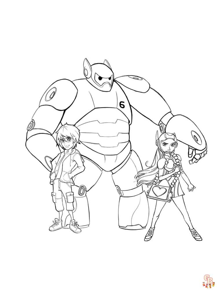 Big Hero 6 coloring pages
