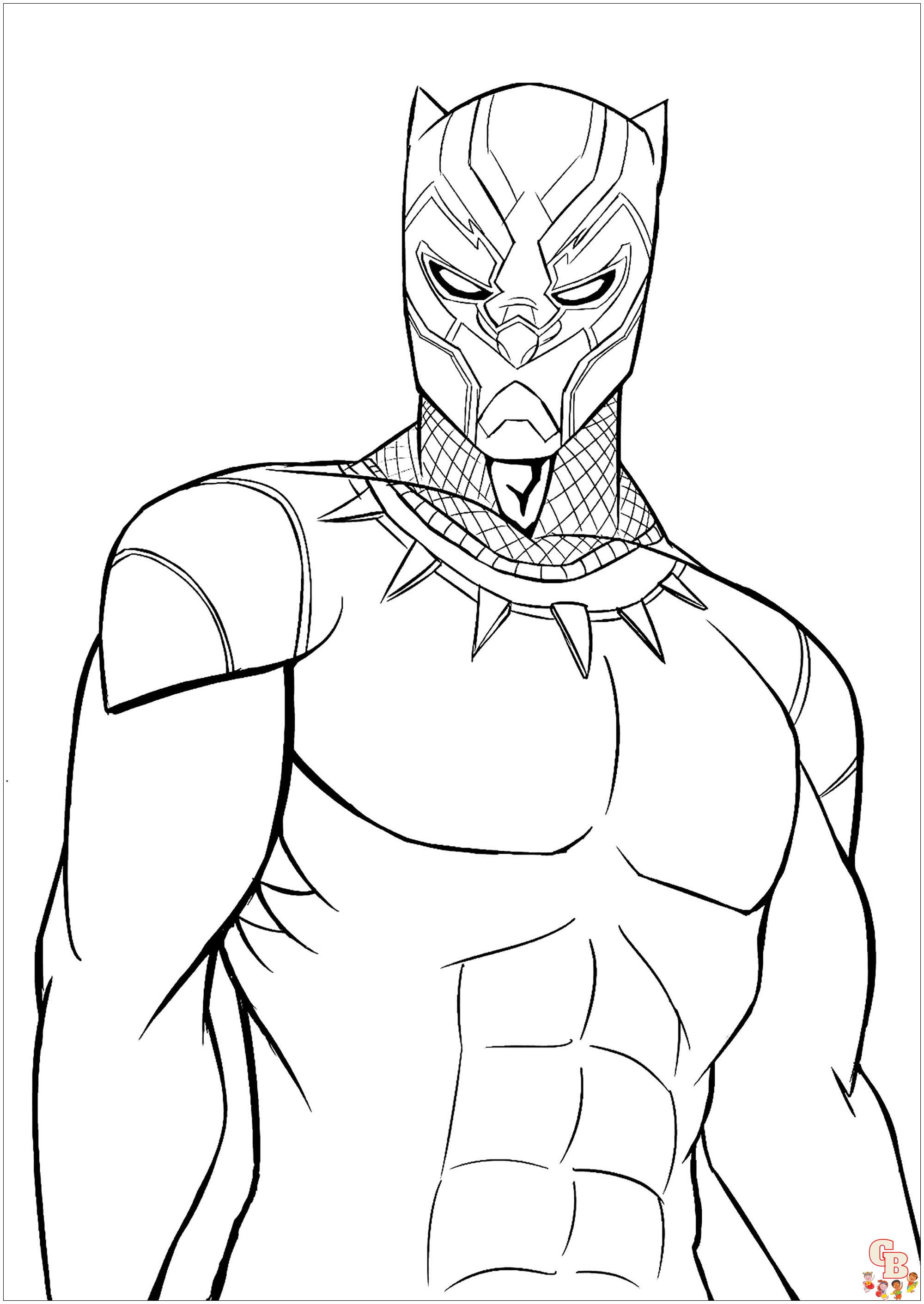 Free Black Panther Coloring Pages | GBcoloring
