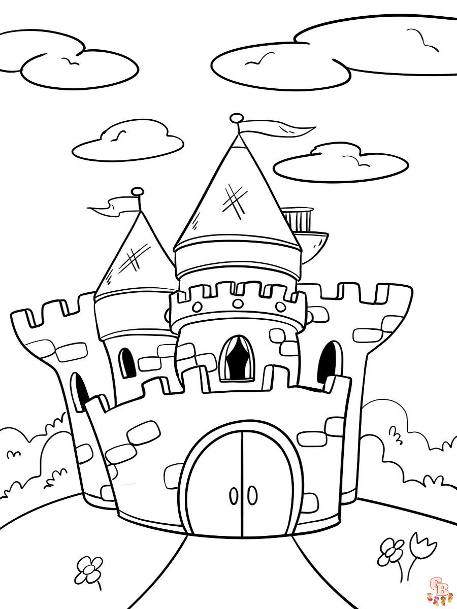 Castle coloring pages