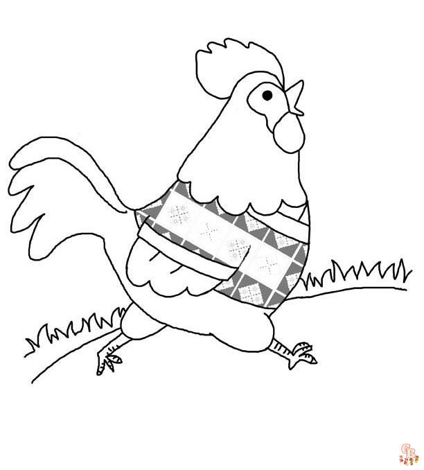 Chicken Coloring Pages