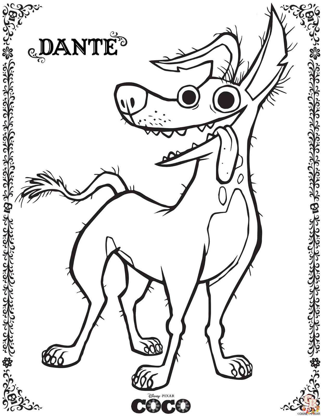 Coco Coloring Pages