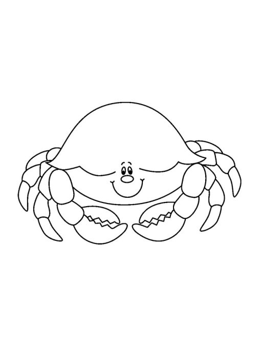 Crab Coloring Pages - Free & Printable Pages for Kids