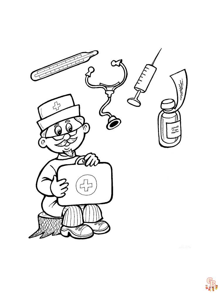 Doctor Coloring Pages