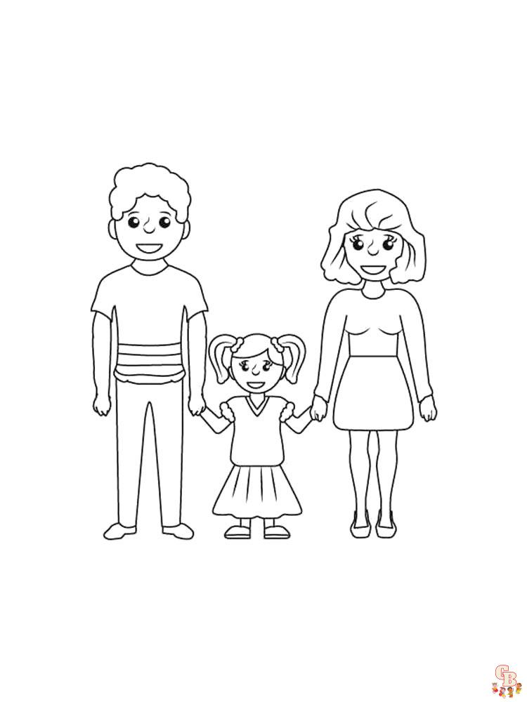 family coloring pages