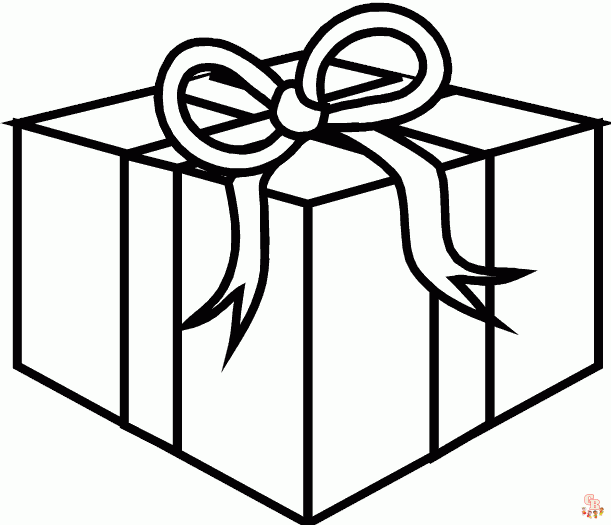 Gift Box coloring pages