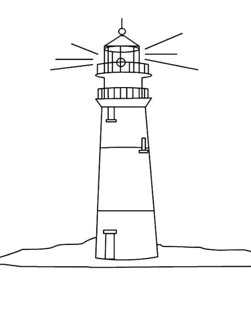 Lighthouse Coloring Pages: Printable & Free Sheets for Kids